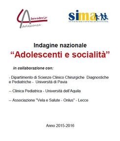 Indagine "Adolescenti e Socialità"  -  2016 - NAZI...