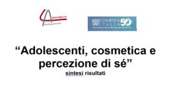 Indagine "Adolescenti, cosmetica e percezione del ...