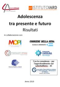 Risultati Indagine Milano - "Adolescenza tra Prese...