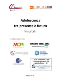 Indagine "Adolescenza tra presente e futuro" - 201...