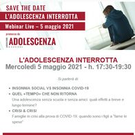 L'ADOLESCENZA INTERROTTA - convegno on line mercol...