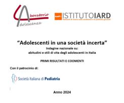 ADOLESCENTI IN UNA SOCIETA' INCERTA - RISULTATI IN...