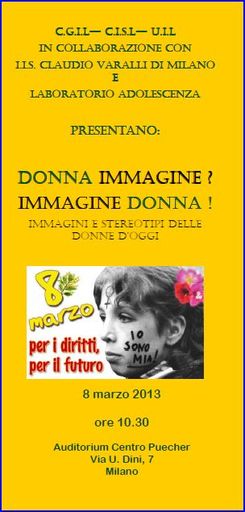 Donna immagine? Immagine donna! - 3 marzo 2013